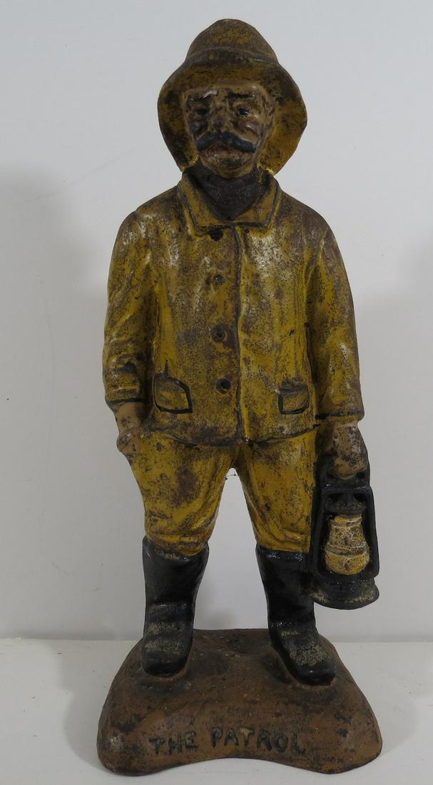 Rare Cast Iron Doorstop The Patrol (1 of 9)