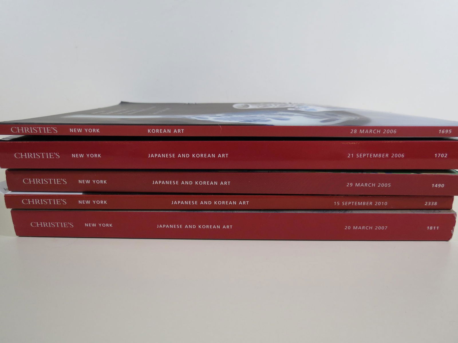 (5) 2005-2010 Christies Auction Catalogs Korean Art (1 of 4)
