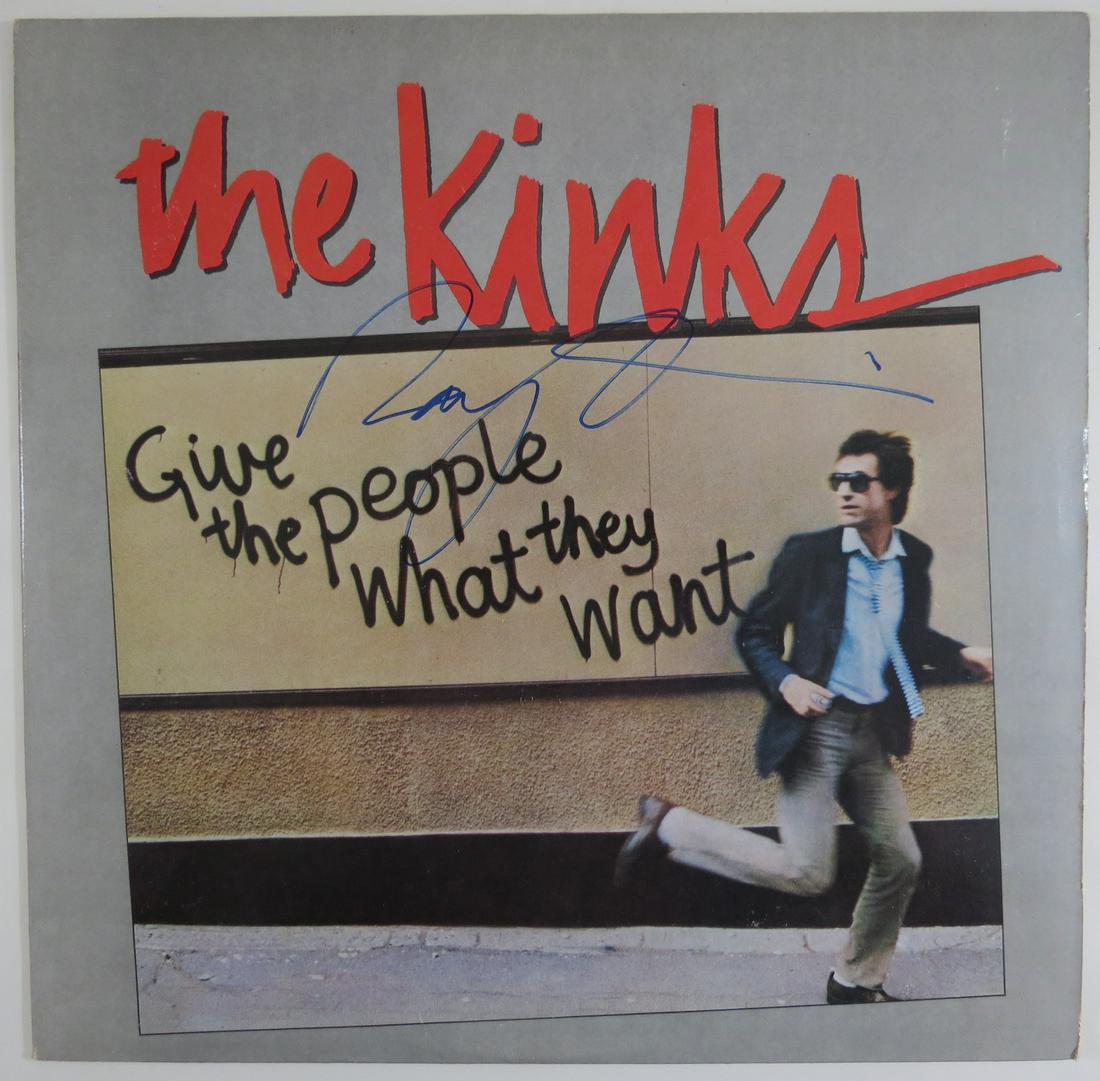 Ray Davies The Kinks Hand Signed Autographed LP (1 of 2)