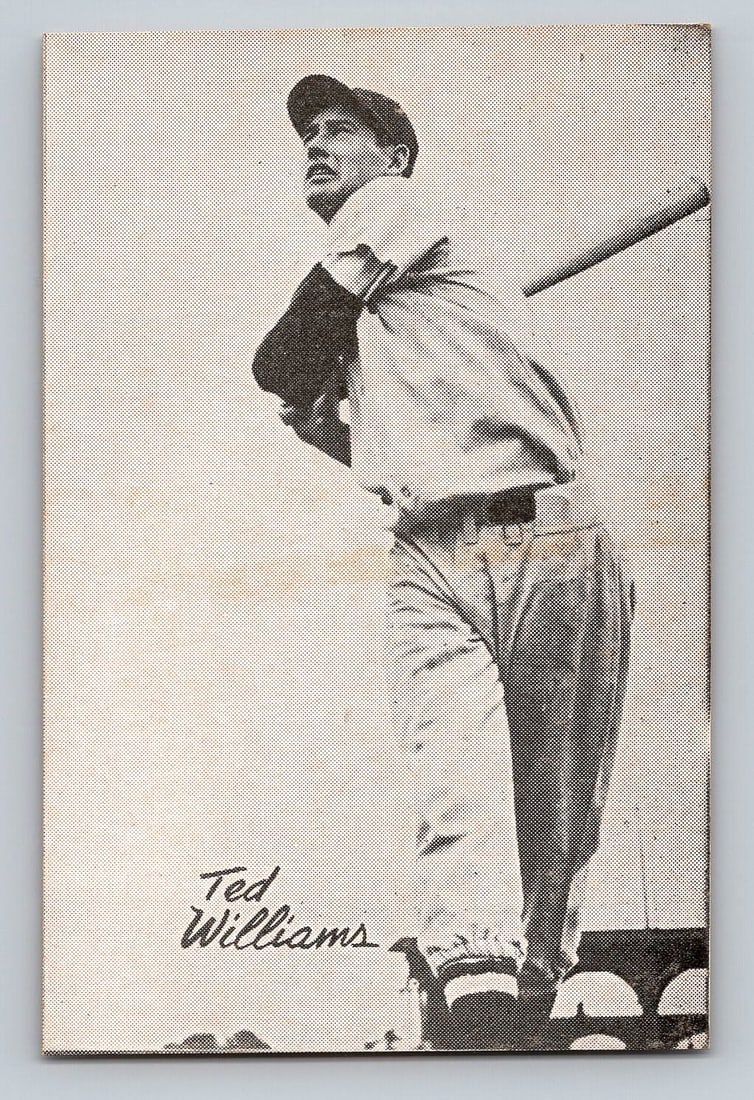 1946 BOND BREAD Ted Williams Baseball Card (1 of 2)