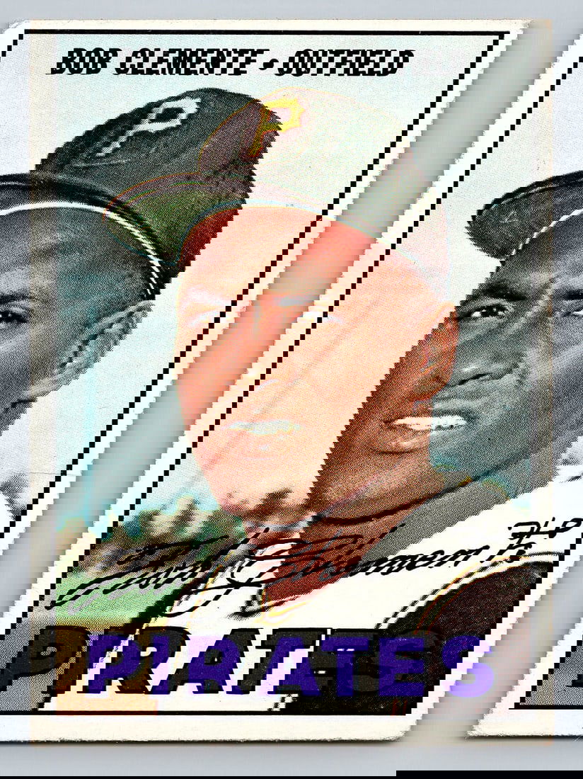 1967 TOPPS Roberto Clemente Baseball Card (1 of 2)