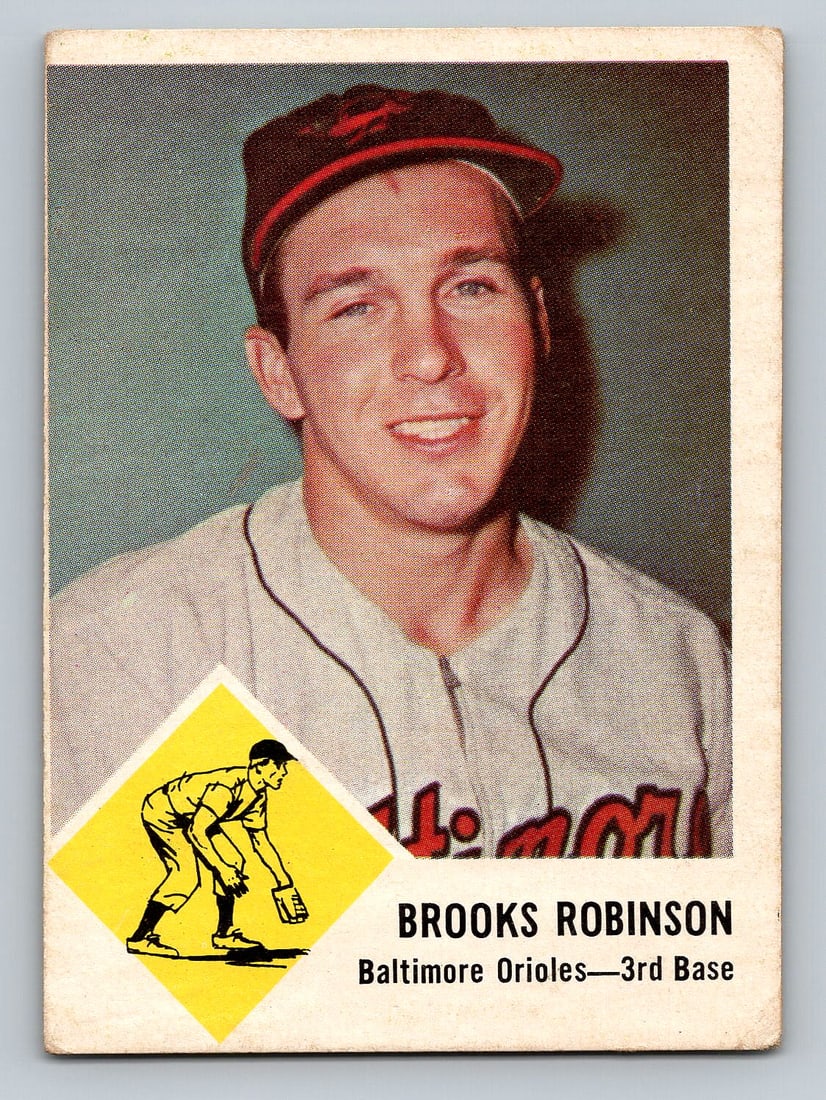 1963 FLEER Brooks Robinson Baseball Card (1 of 2)