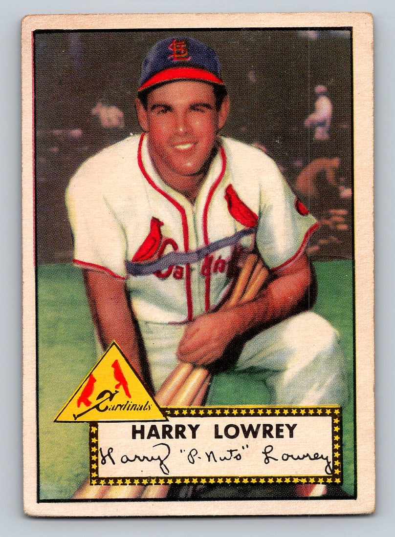 1952 TOPPS Harry Lowrey Baseball Card: VG-EX