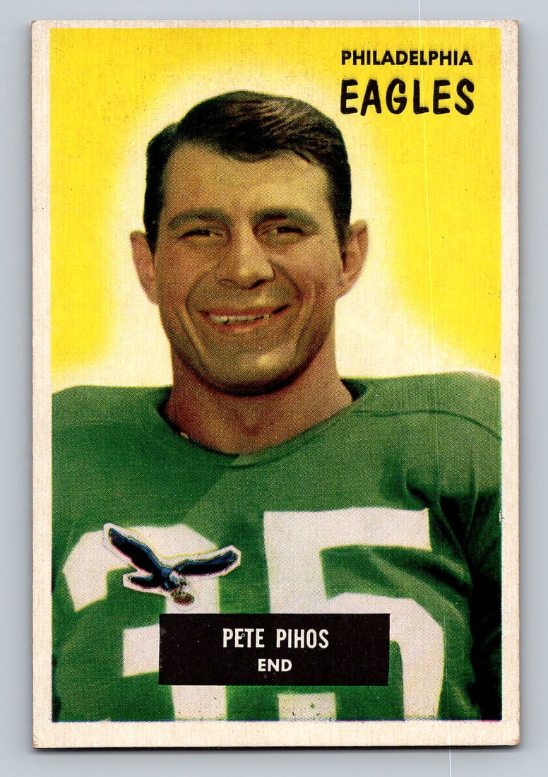 1955 BOWMAN Pete Pihos Football Card: EX-MT