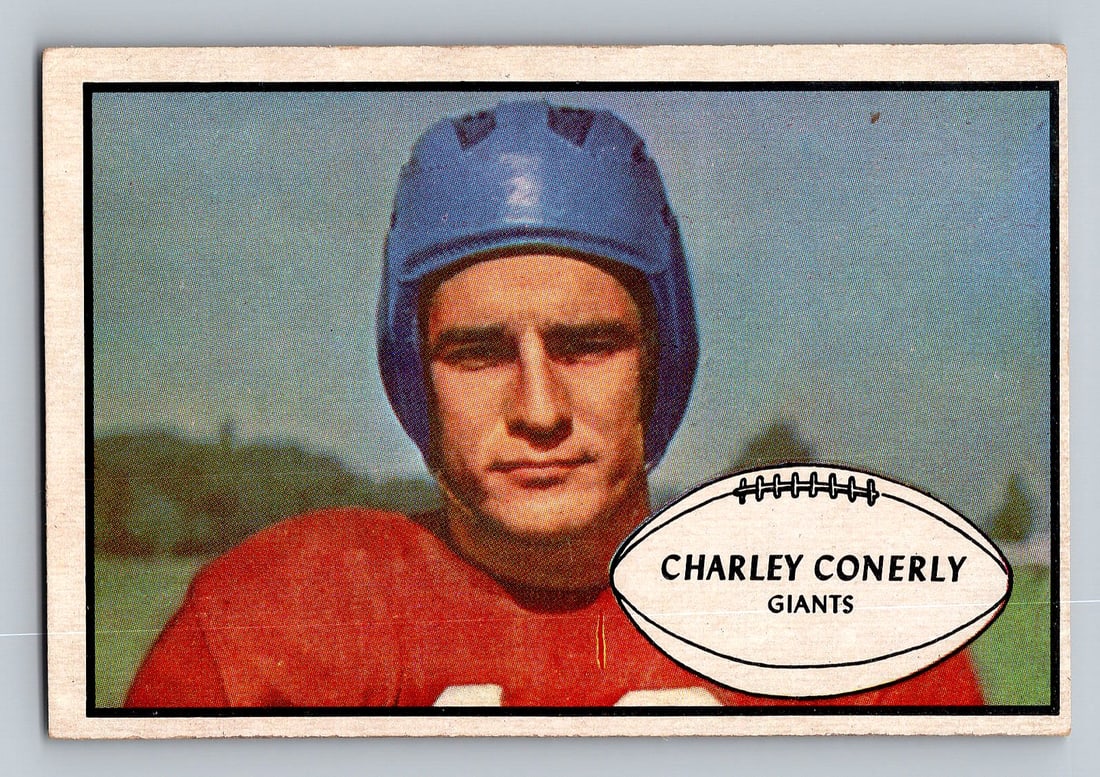 1953 BOWMAN Charlie Conerly Football Card (1 of 2)