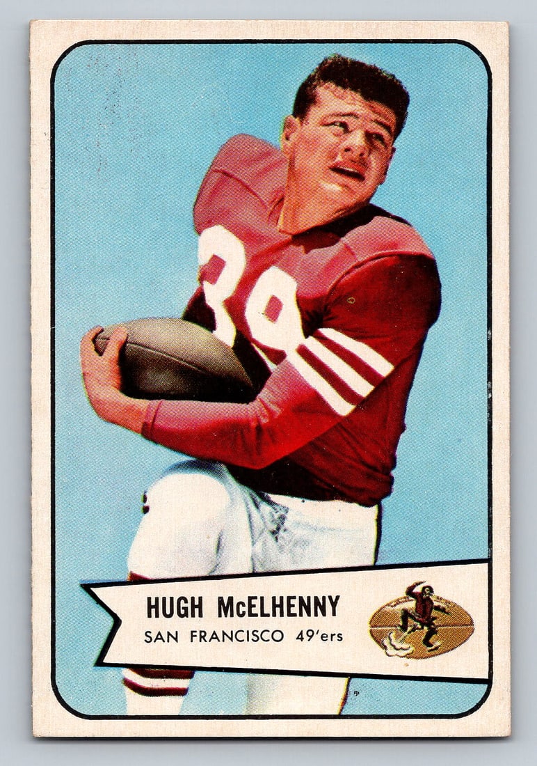 1954 BOWMAN Hugh McElhenny Football Card (1 of 2)