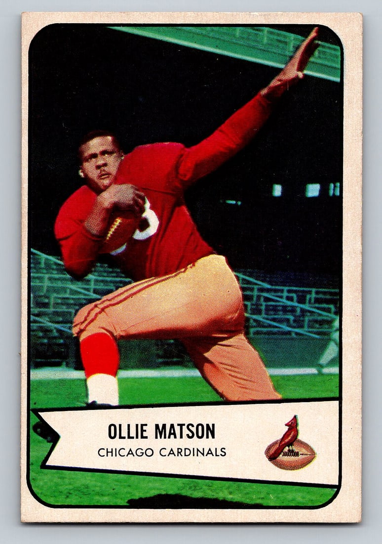 1954 BOWMAN Ollie Matson Football Card (1 of 2)