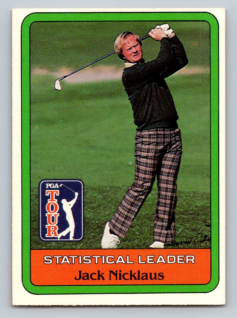 1981 DONRUSS Jack Nicklaus Golf Card (1 of 2)