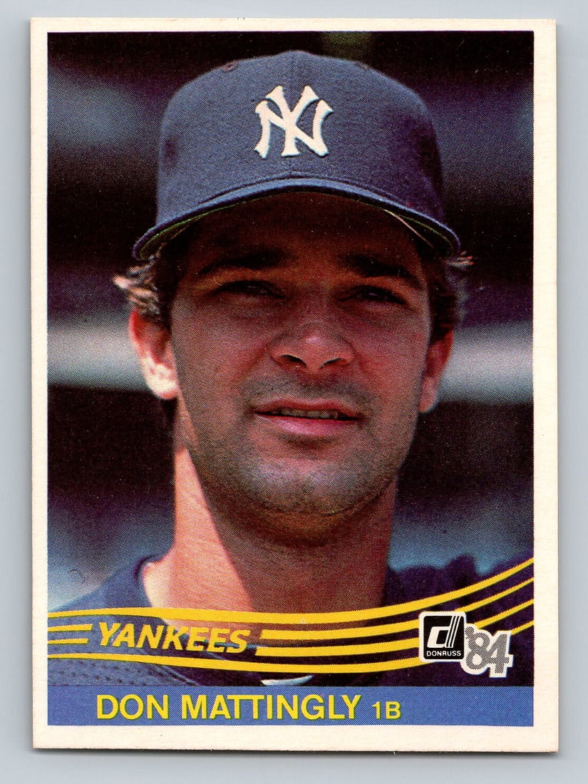 1984 DONRUSS Don Mattingly Rookie Baseball Card: NM-MT