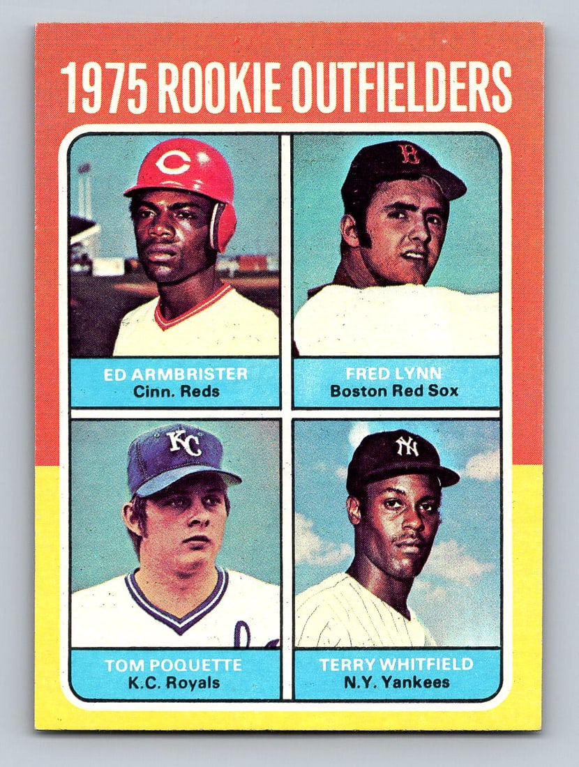 1975 TOPPS Fred Lynn Rookie Baseball Card - MINI Version (1 of 2)