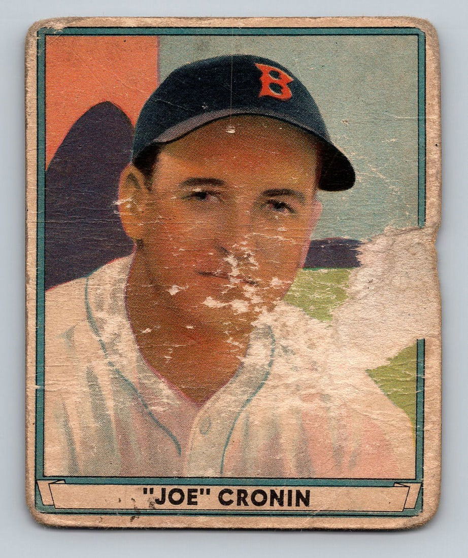 1941 PLAY BALL Joe Cronin Baseball Card (1 of 2)