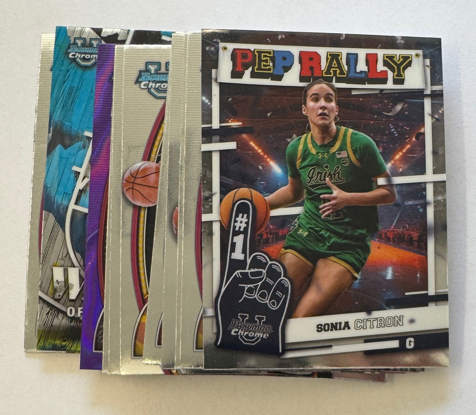 (12) 2025 Bowman Chrome U Women’s Basketball Card Lot (1 of 4)