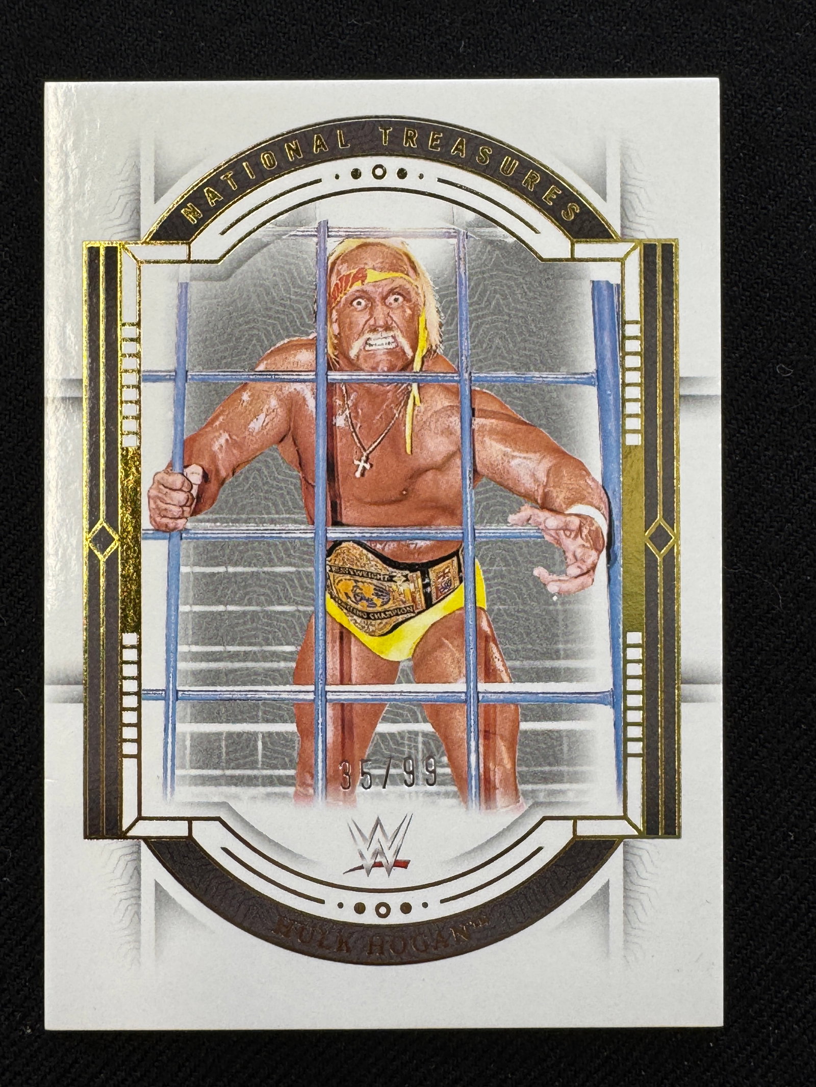 2024 Panini National Treasures WWE Hulk Hogan #35/99: NM