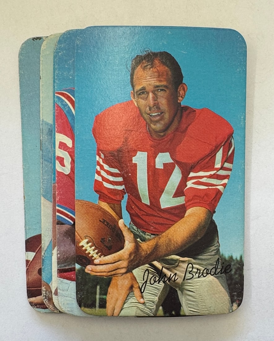 (5) 1970 Topps Super Football Cards / Stars (1 of 7)