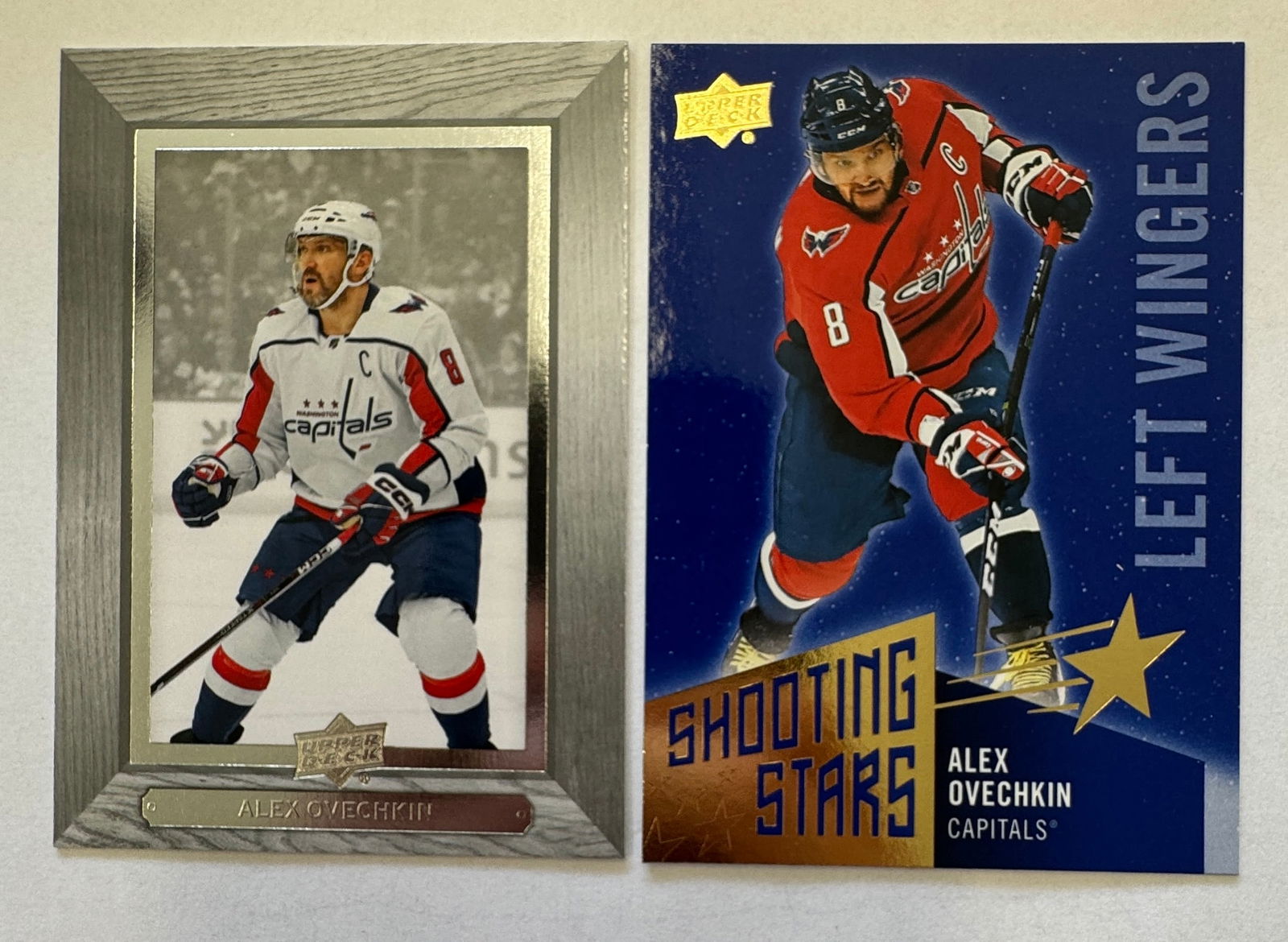 (2) Alex Ovechkin Insert Hockey Cards (1 of 2)