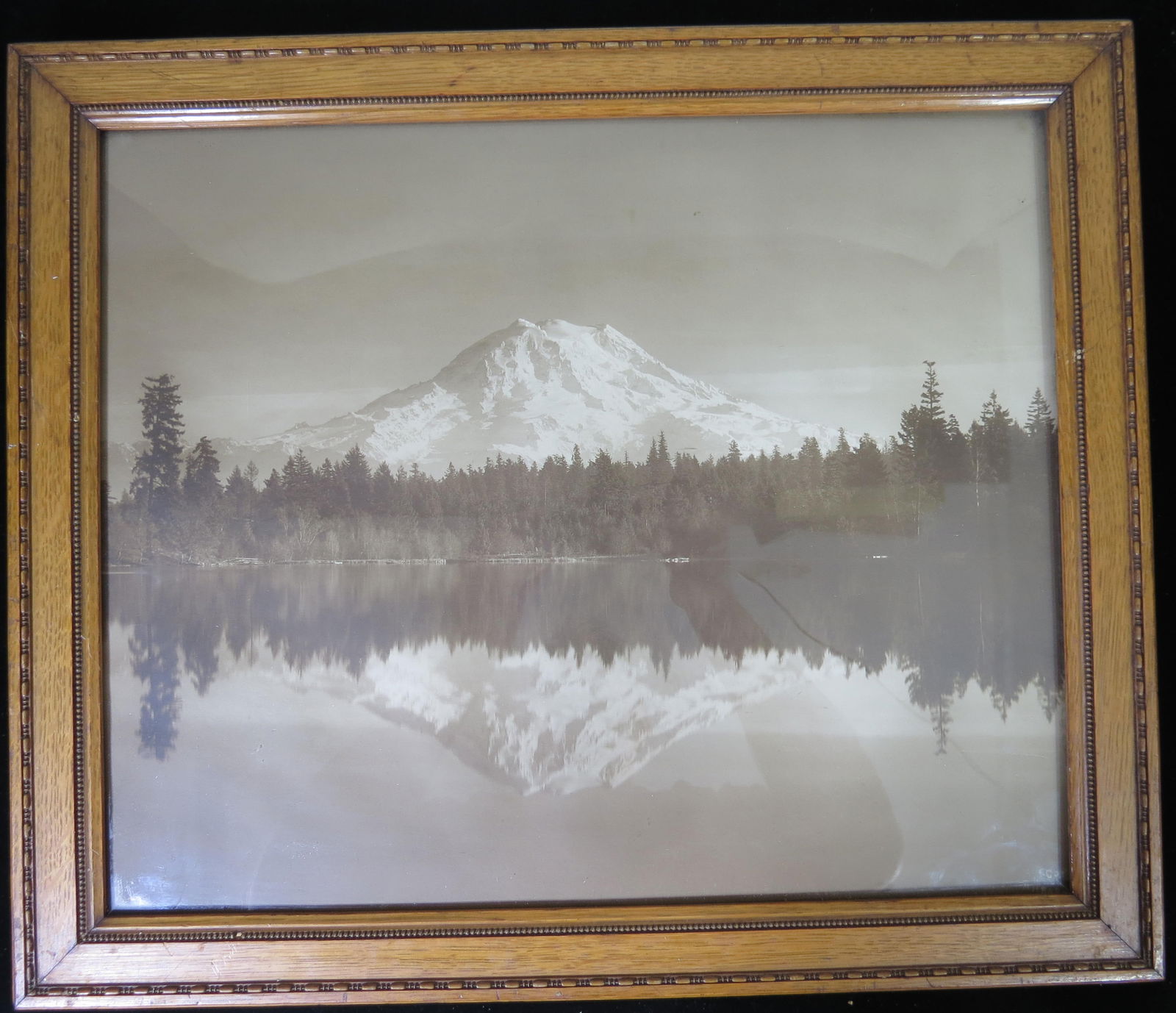 Albert Henry Barnes Original Photograph Mt Rainier 14 x 18 (1 of 9)