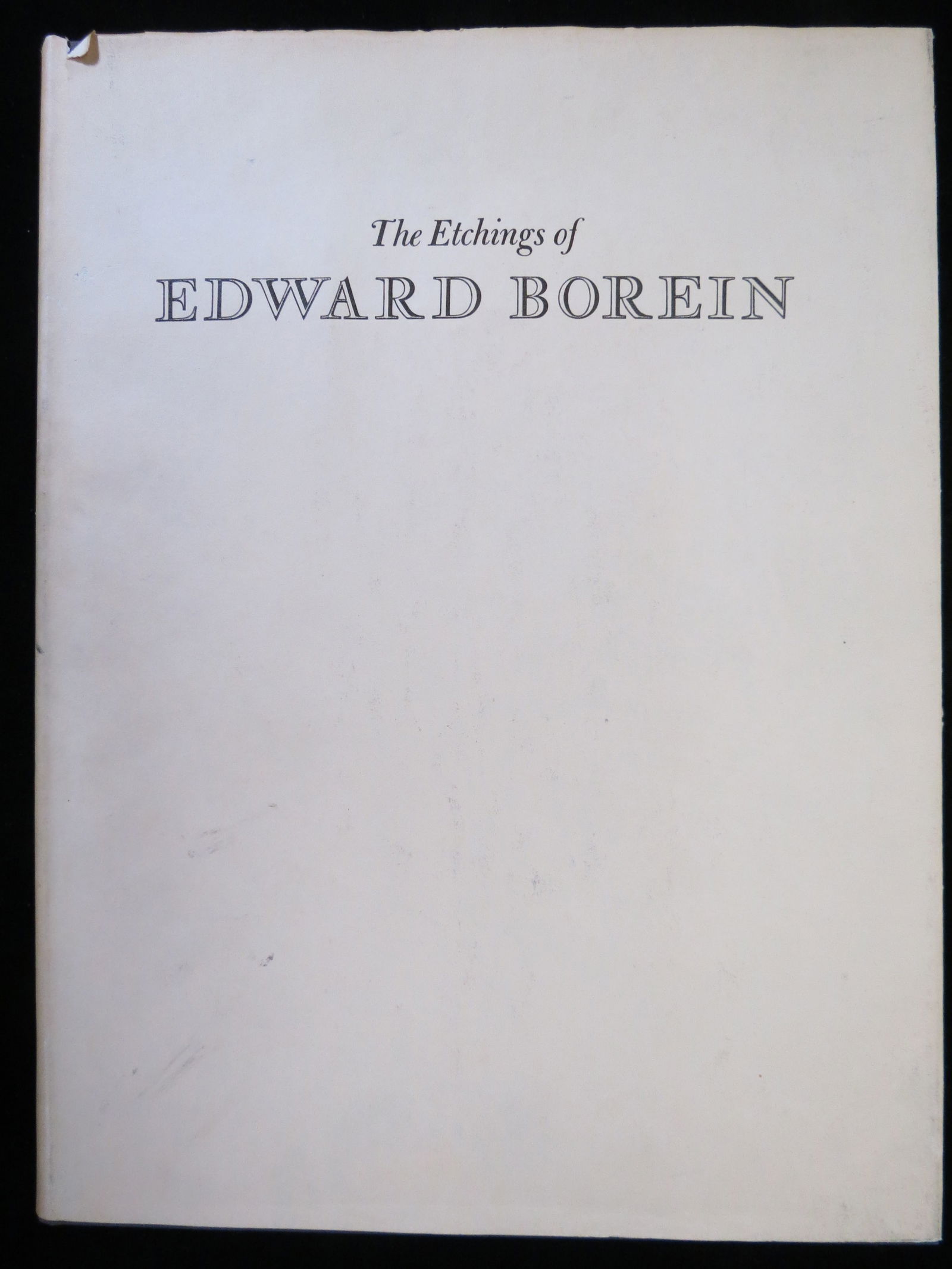 1971 The Etchings of Edward Borein a Catalogue of His Work Hardcover (1 of 6)