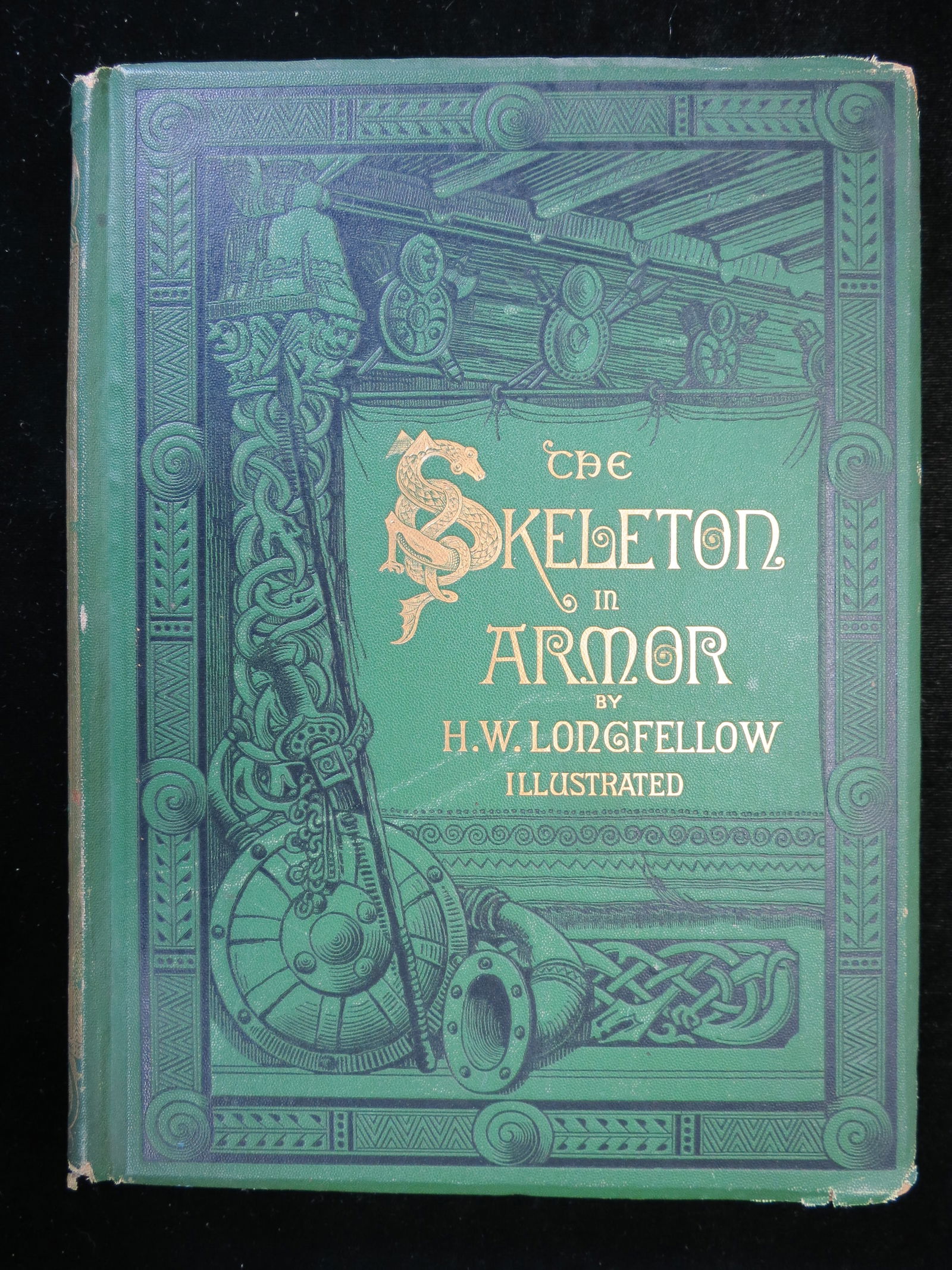 1877 The Skeleton in Armor by Longfellow Illustrated Hardcover Book (1 of 6)