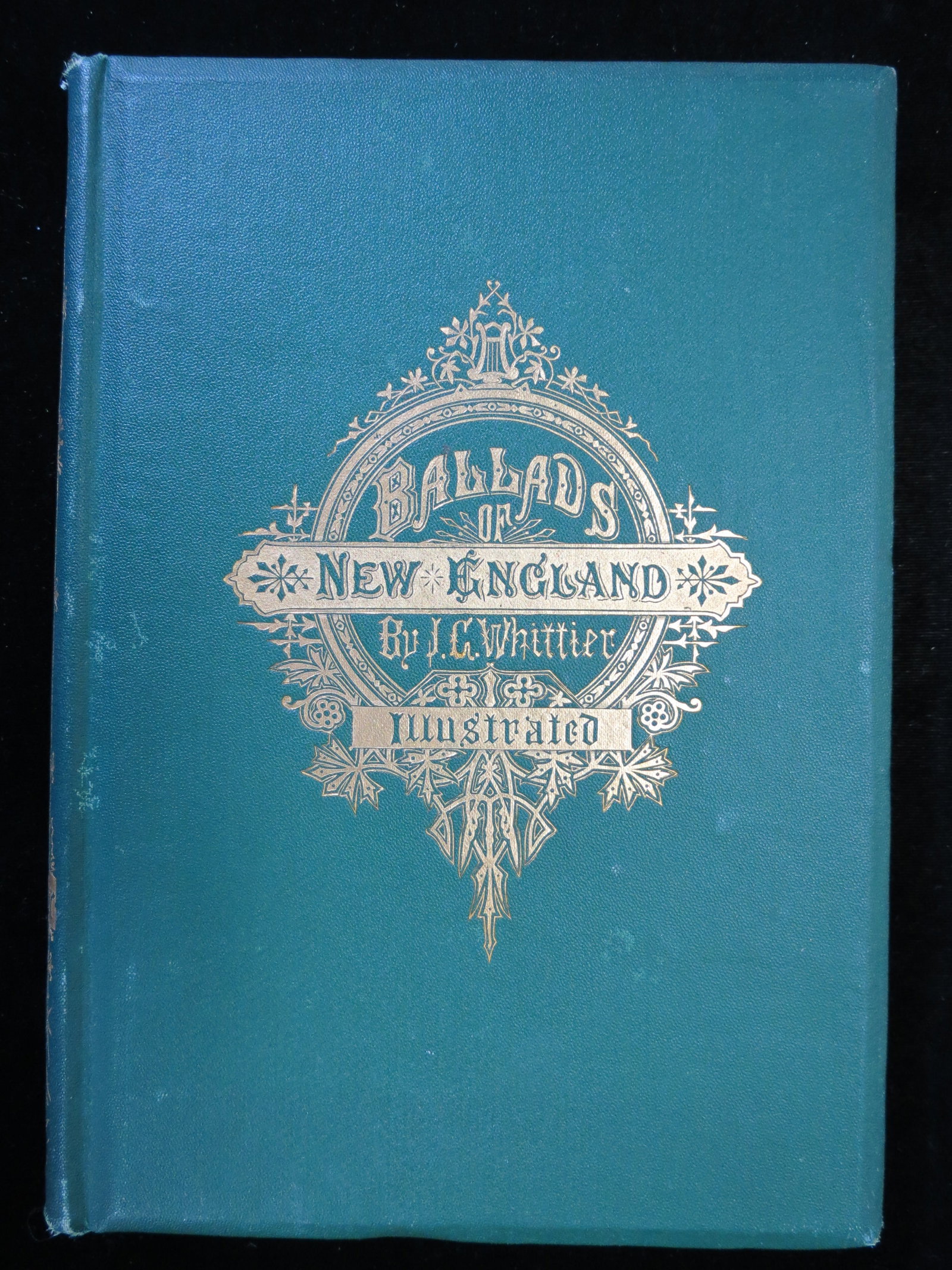 1869 Ballads of New England by J.G. Whittier Hardcover Book: Boston Fields Osgood. Ballads of New England by John Greenleaf Whittier. With Illustrations: The landscape illustrations in this volume have been drawn from sketches made by Mr. Harry Fenn, who visite