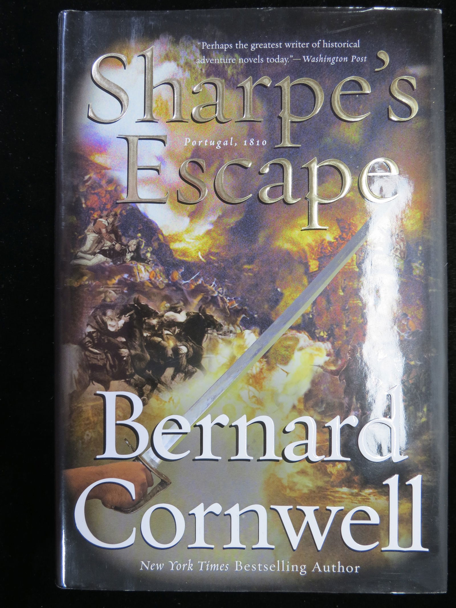 Author Signed Book: Bernard Cornwell Sharpe's Escape Fist Edition (1 of 4)