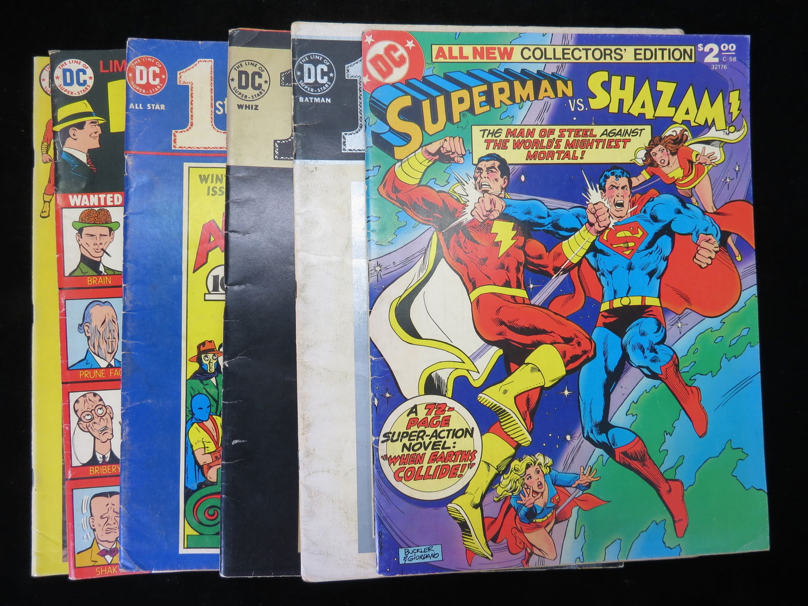 (6) 1970's DC Treasury Edition Large Format Comic Book Lot (1 of 4)