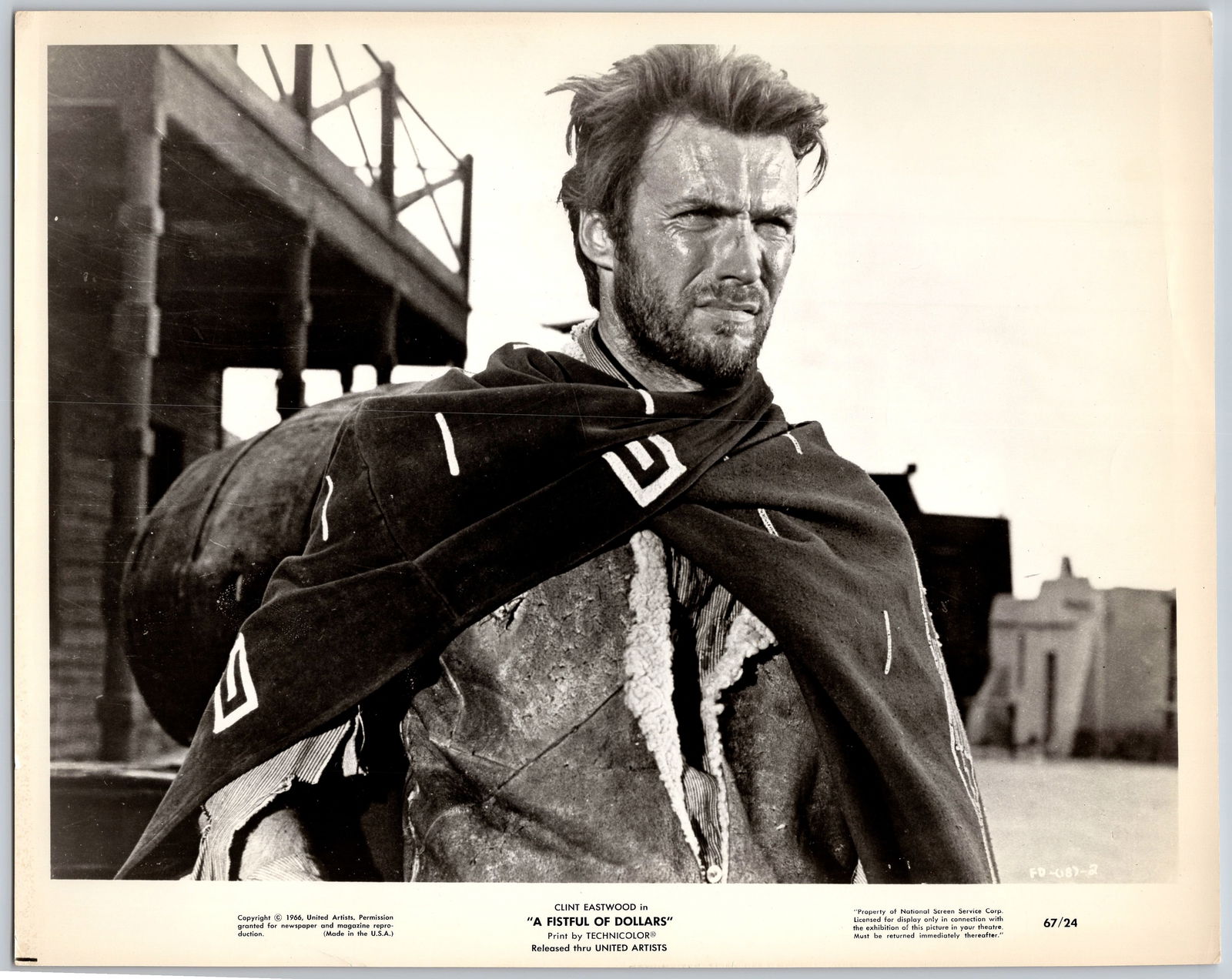 1967 Clint Eastwood Fistful of Dollars 8 x 10 Movie Still Photo (1 of 2)