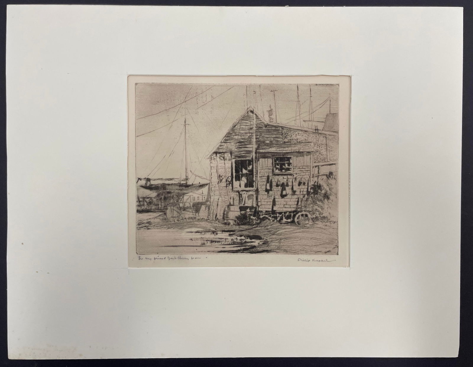 Vintage PHILLIP KAPPEL Signed Etching (1 of 6)