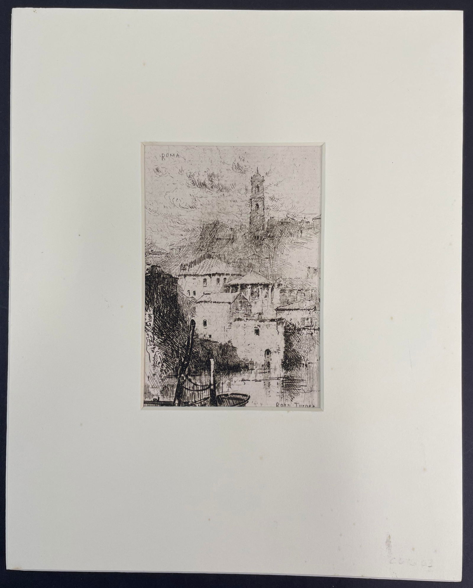 1978 ROSS TURNER Signed Etching ROMA (1 of 6)