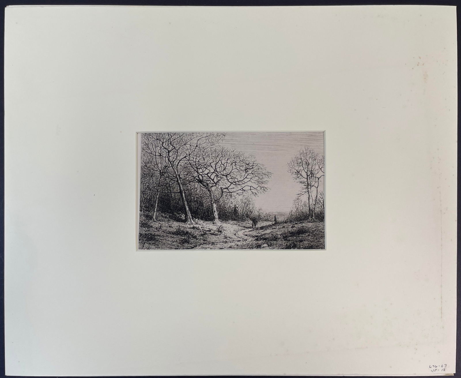 Vintage HENRY FERRER Etching DECEMBER (1 of 4)