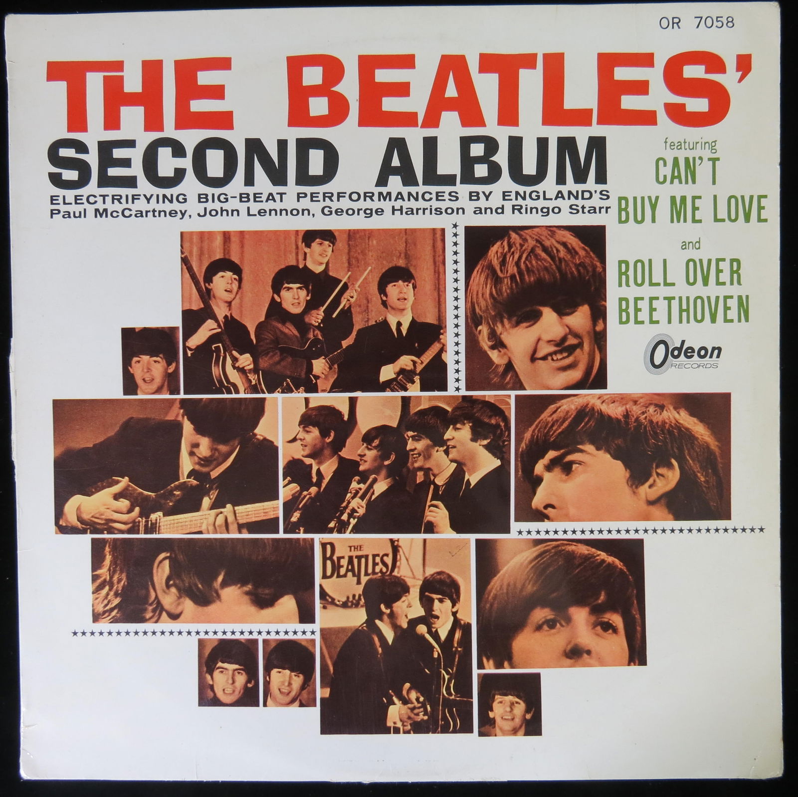 The Beatles Second Album - Red Vinyl - Oden Japanese Import (1 of 4)