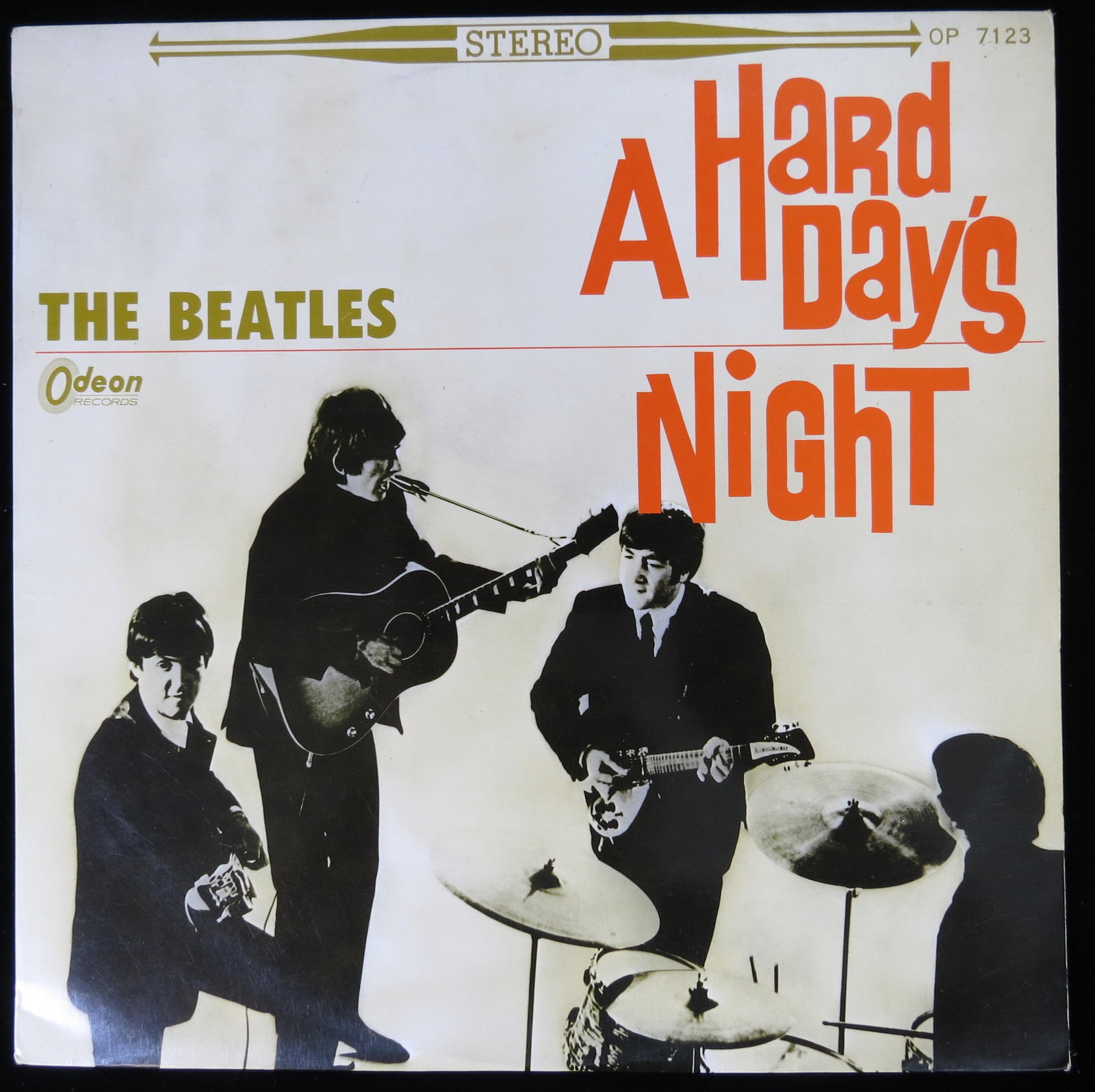 The Beatles Hard Days Night Album - Red Vinyl - Oden Japanese Import: 12 inch. OR 7123 Oden. Red Vinyl. Cover VG+/NM, Album Near Mint