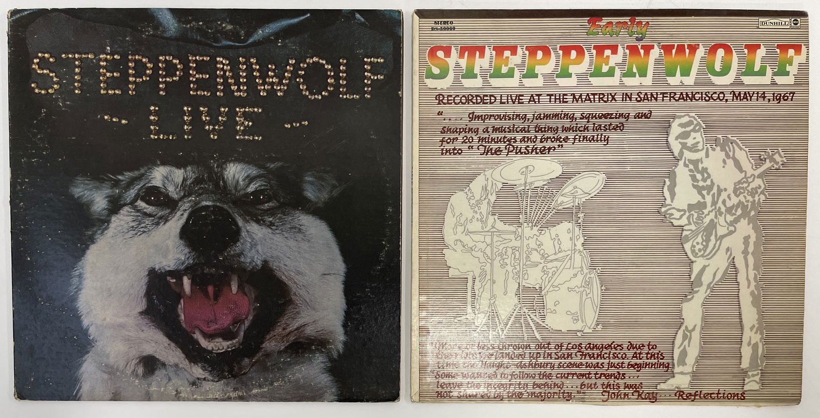 (2) STEPPENWOLF Record Albums (1 of 3)
