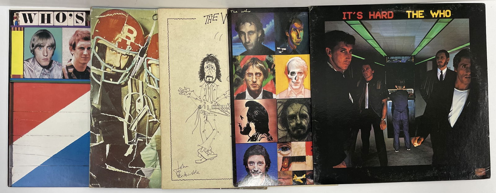 (5) THE WHO Record Albums (1 of 6)