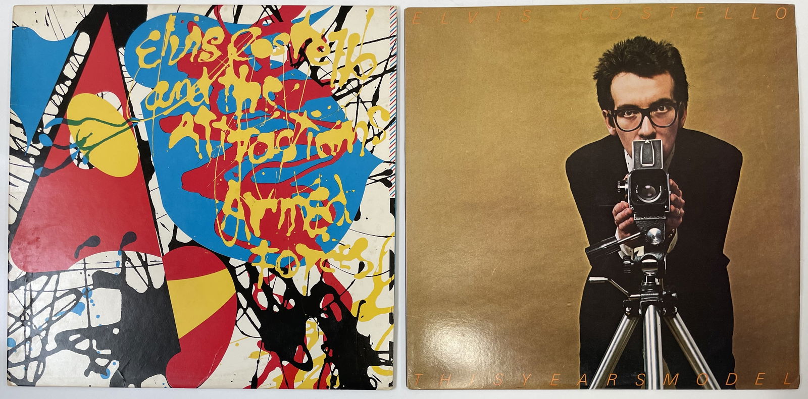 (2) ELVIS COSTELLO Record Albums (1 of 3)