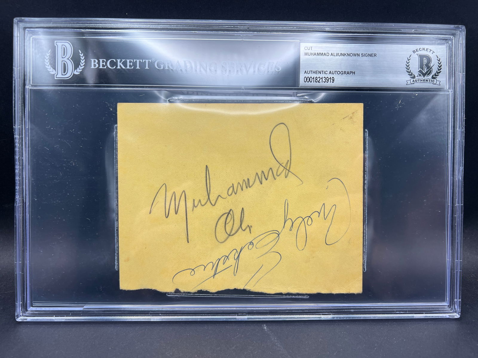 Muhammad Ali Bill Eckstine Jazz Singer Boxing Signed Page Beckett BAS (1 of 3)