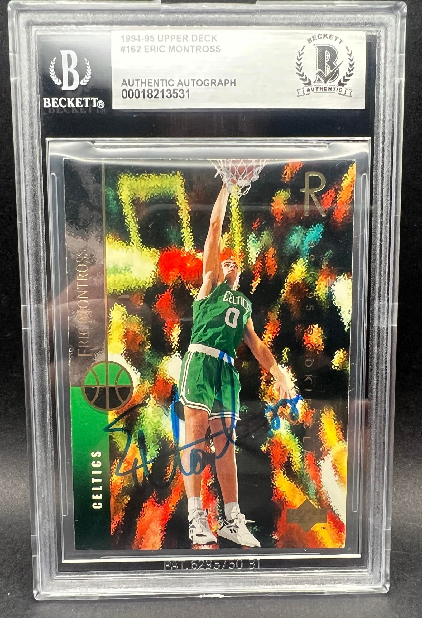 1994 Upper Deck Eric Montross Signed Autographed Rookie Card Beckett BAS (1 of 2)