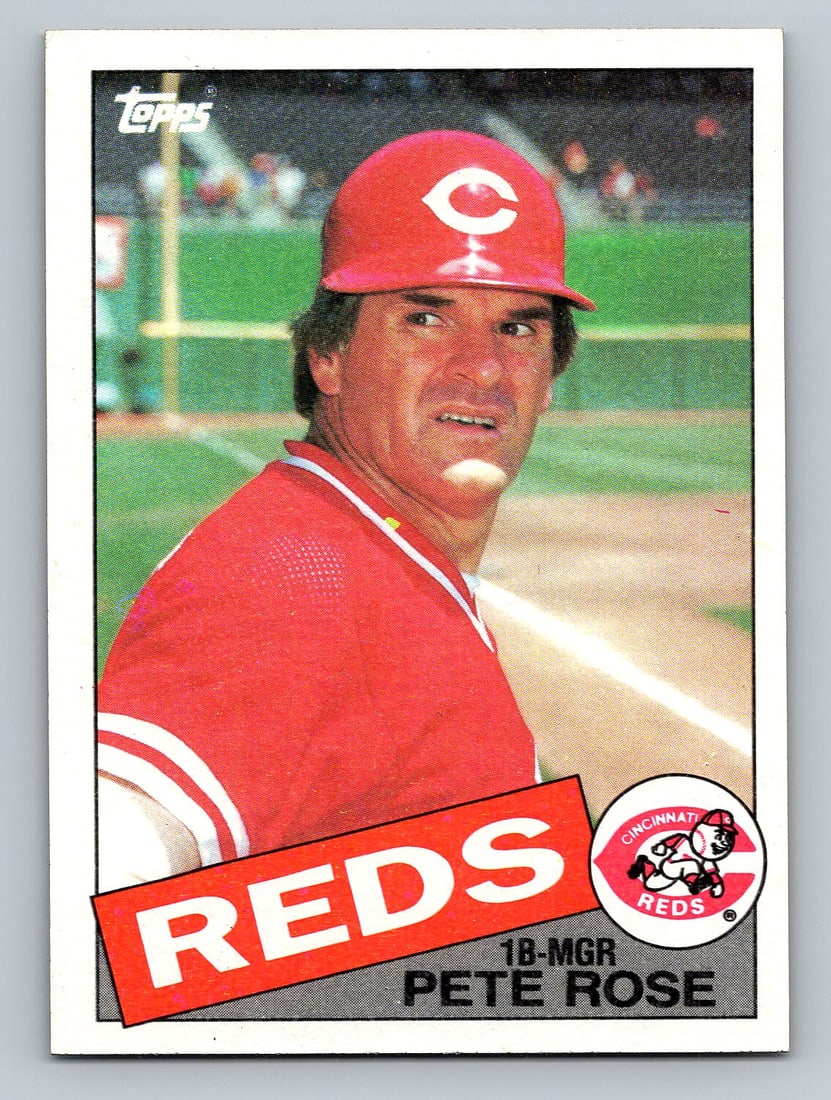 1985 Topps Pete Rose Baseball Card  - MINT (1 of 2)