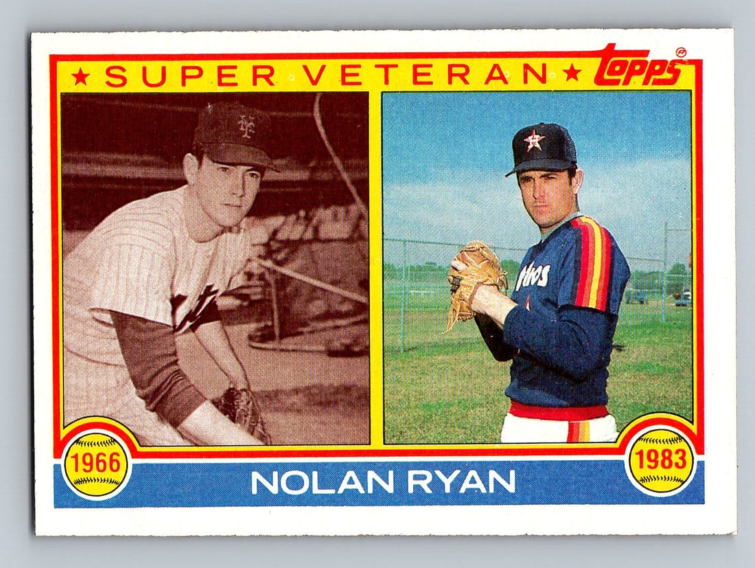 1983 Topps Nolan Ryan Baseball Card  - NM-MT (1 of 2)
