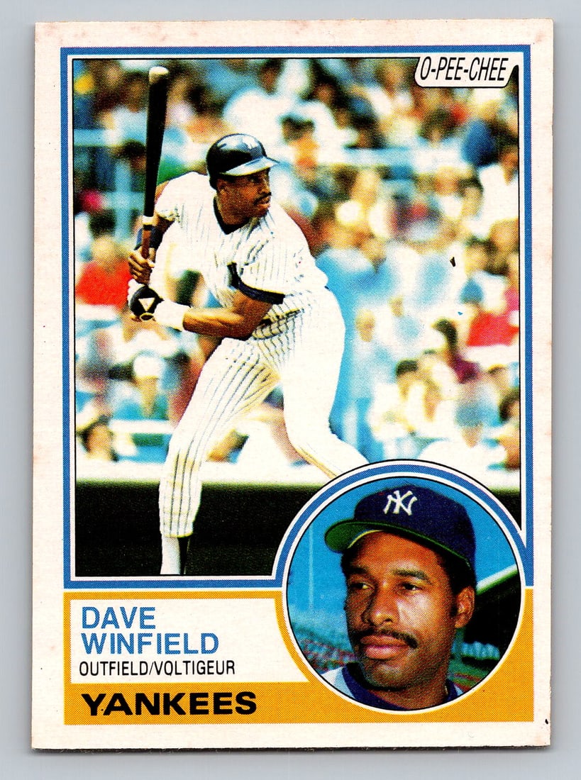 1983 OPC Dave Winfield Baseball Card  - MINT (1 of 2)