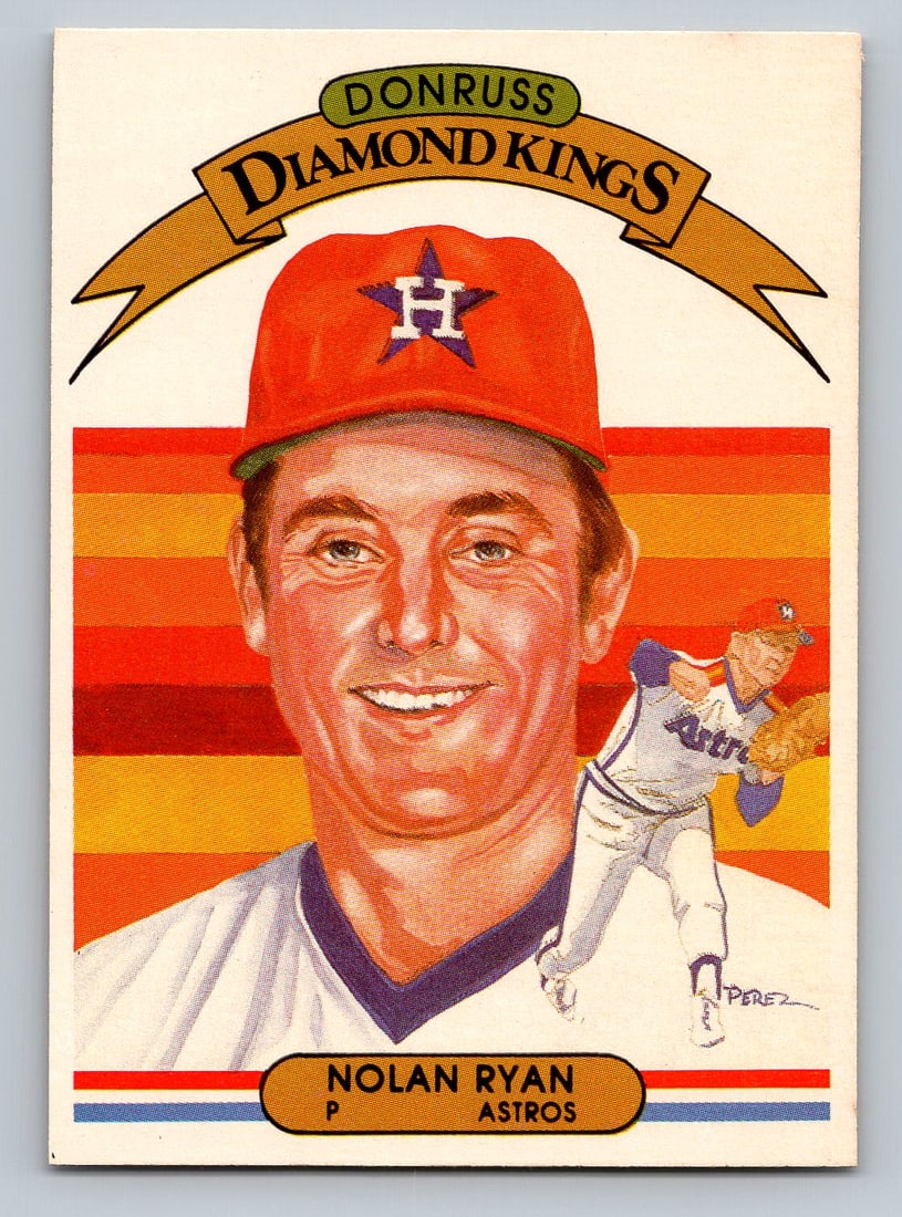 1982 Donruss Nolan Ryan Baseball Card  - MINT (1 of 2)