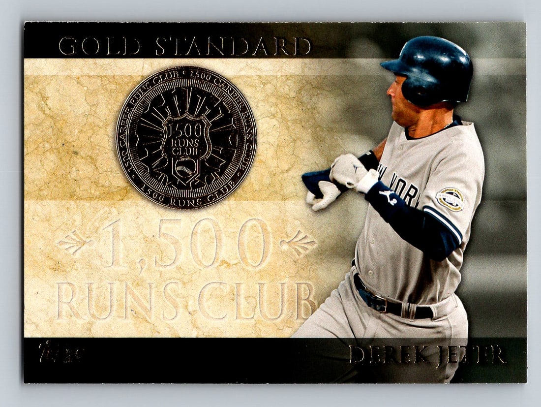 2012 Topps Gold Standard #GS-45 Derek Jeter Yankees Baseball Card - MINT (1 of 2)