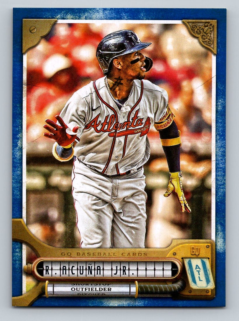 2022 Topps Gypsy Queen Blue Insert  #68 Ronald Acuna Jr - #16/250 - MINT (1 of 2)