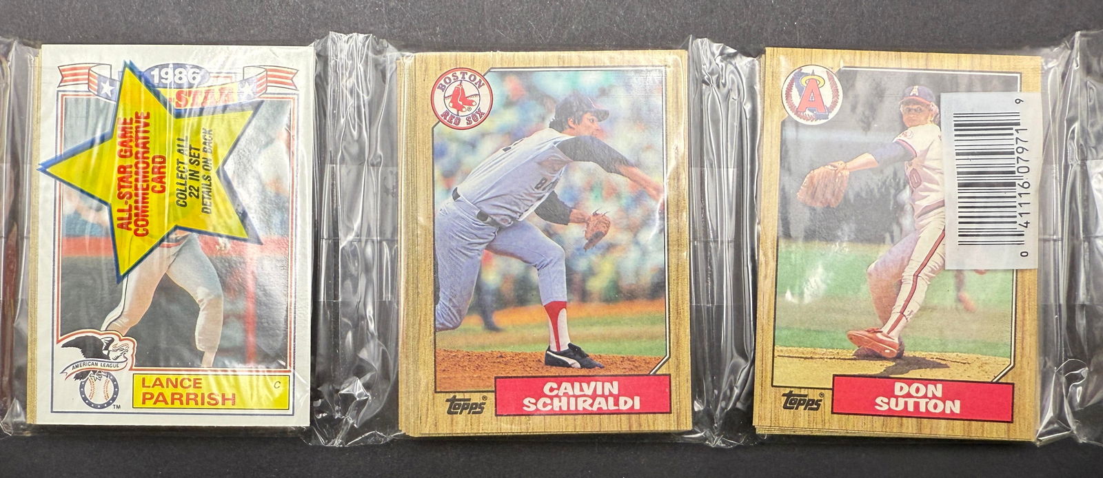 1987 Topps Baseball Rack Pack Unopened Sealed Pack (1 of 2)