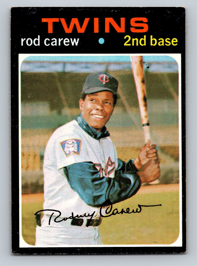 1971 Topps Rod Carew Baseball Card - EX/MT (1 of 2)