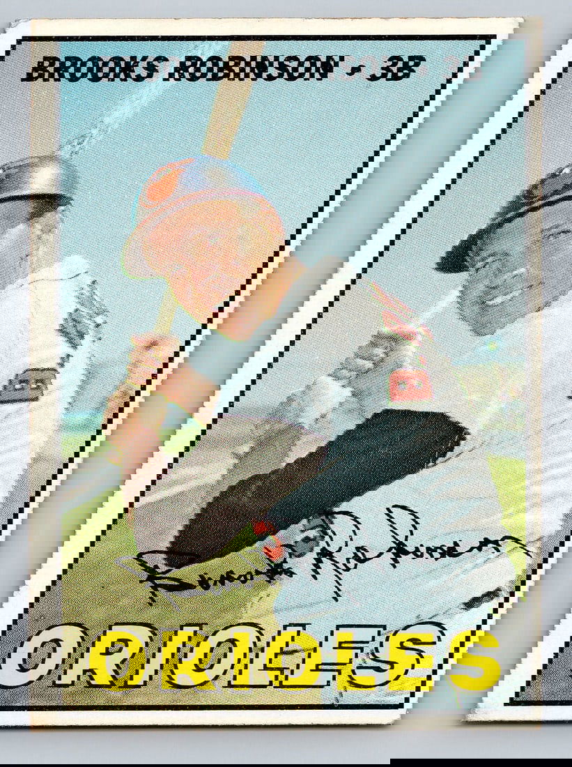 1967 Topps #600 Brooks Robinson Baseball Card - High Number Series - VG/EX (1 of 2)