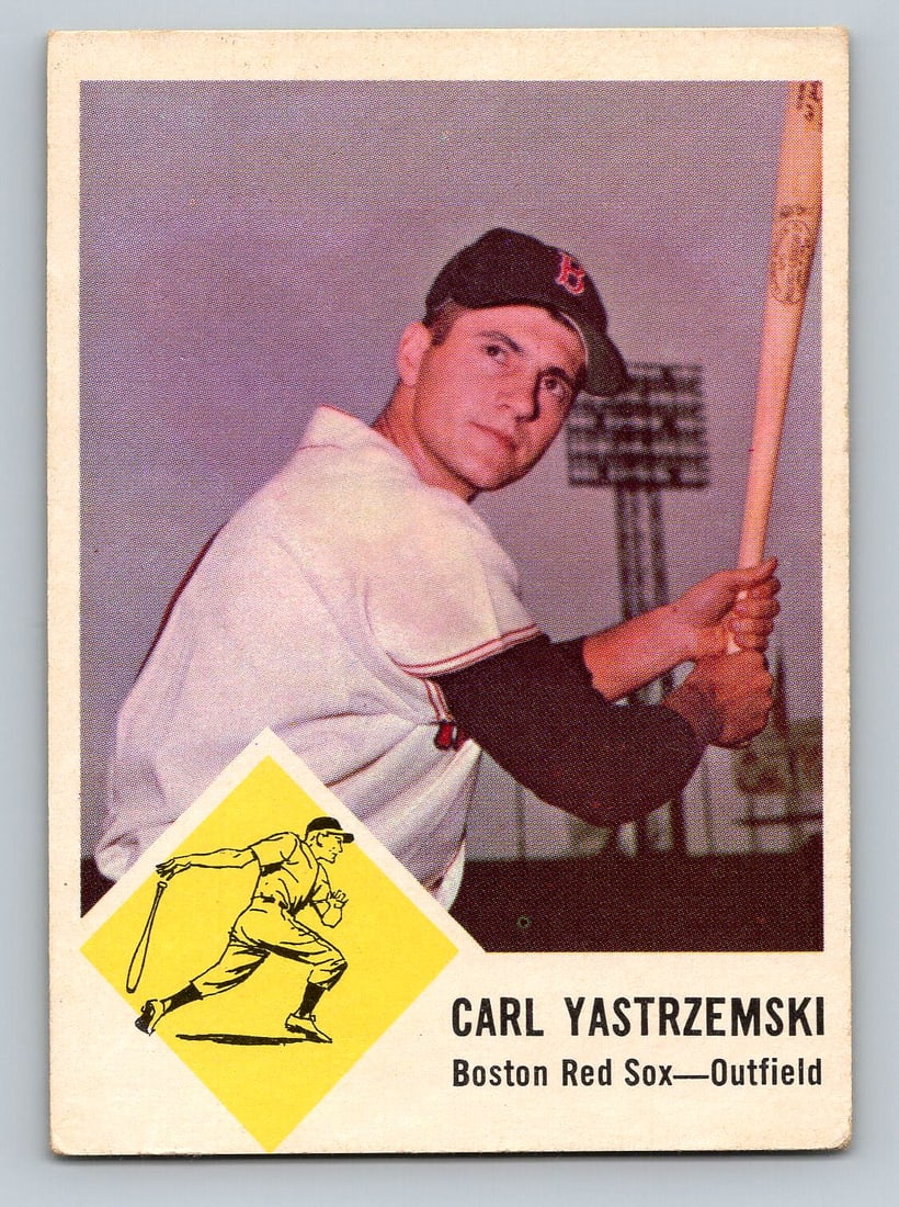 1963 Fleer Carl Yastrzemski Baseball Card - VG/EX (1 of 2)