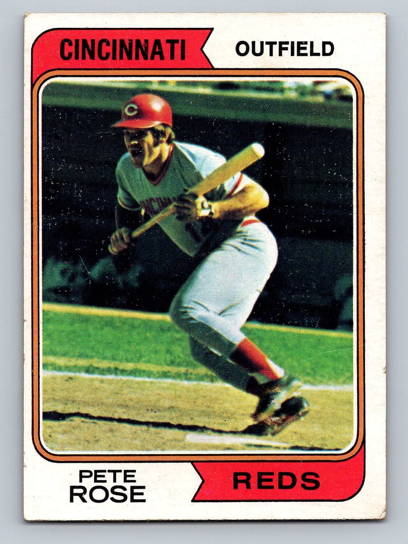 1974 Topps Pete Rose Baseball Card - VG/EX (1 of 2)