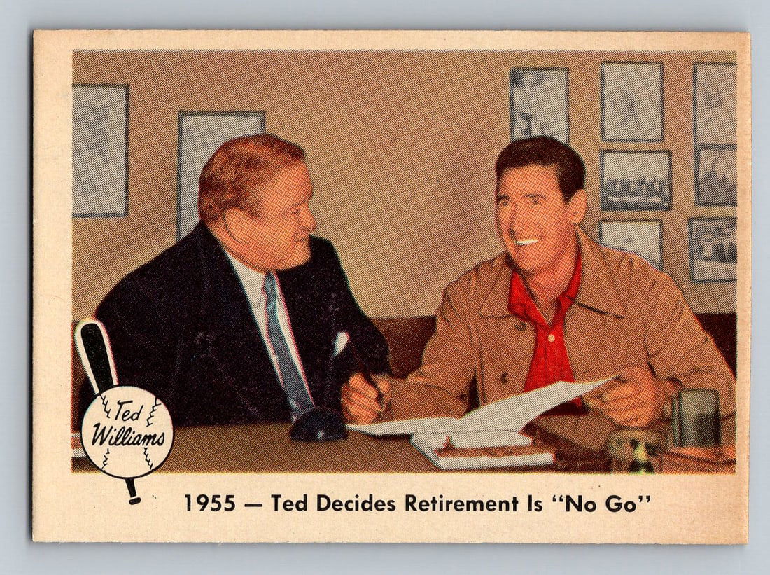 1959 Fleer #55 Ted Williams Baseball Card - EX-MT to NM (1 of 2)