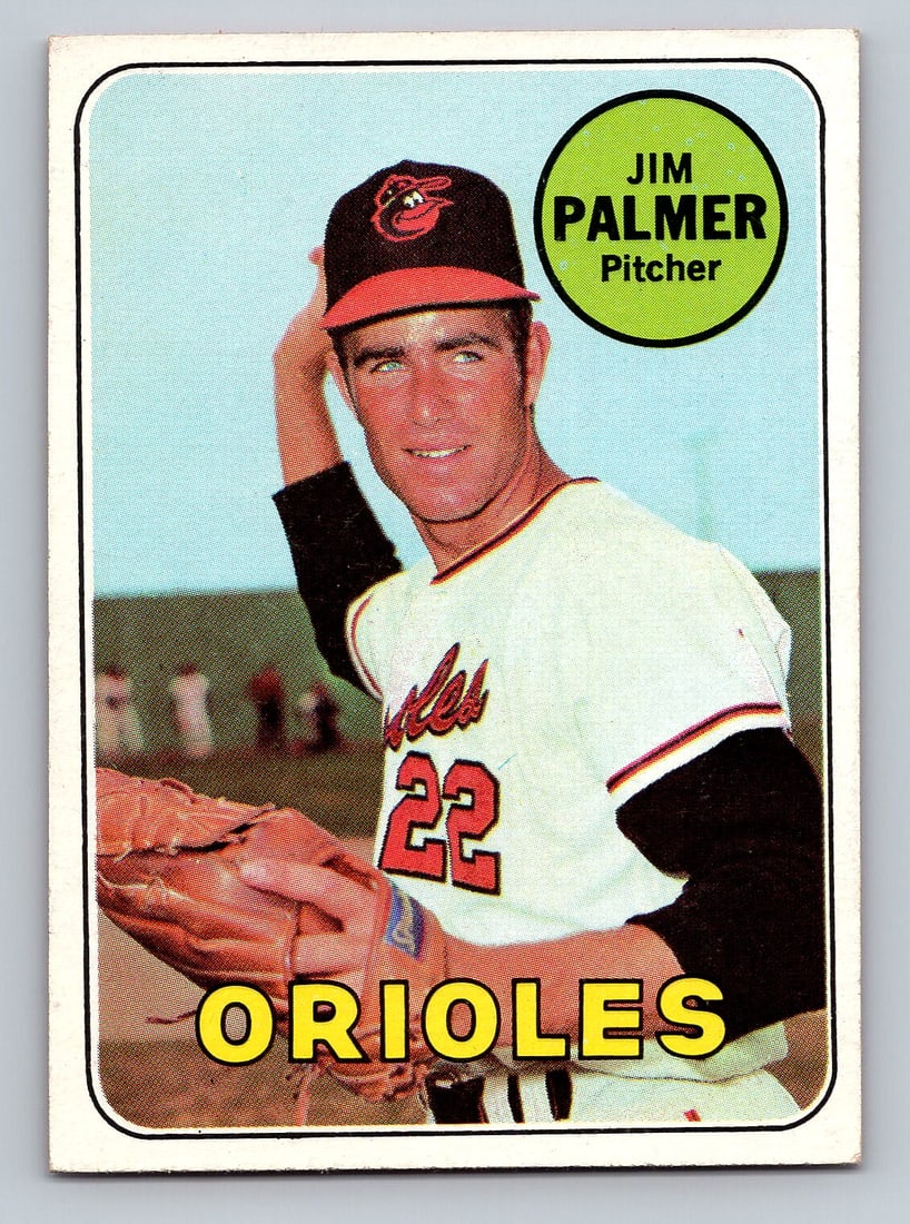 1969 Topps #573 Jim Palmer Baseball Card - EX/MT to NM (1 of 2)
