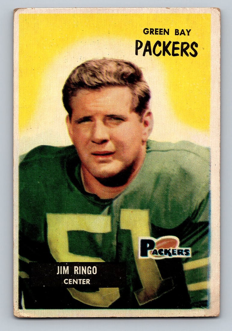 1955 Bowman Jim Ringo Football Card - Good (1 of 2)